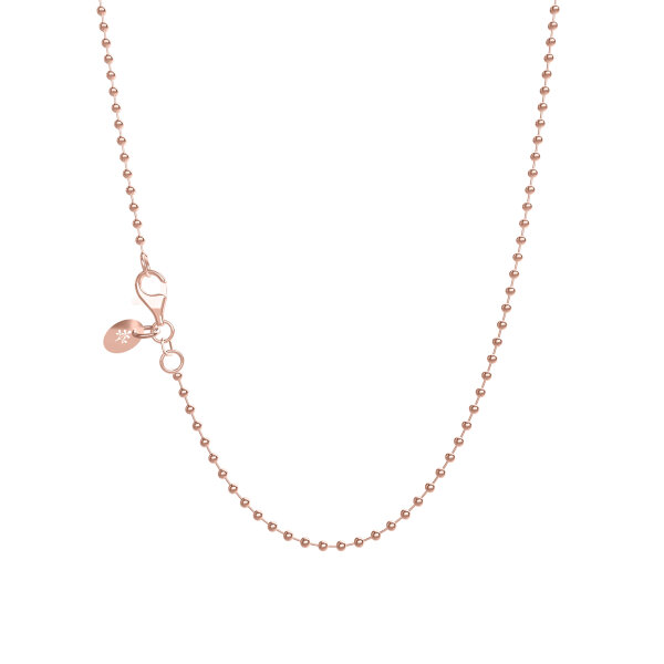 Ball chain 1.8 rose gold plated
